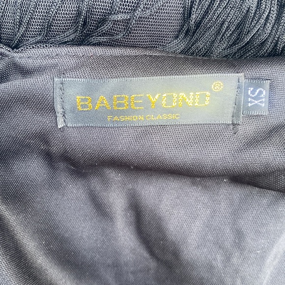 Babeyond fashion classic black and gold Sparkly Sequin Bodycon Flapper Dress  XS - Picture 5 of 5